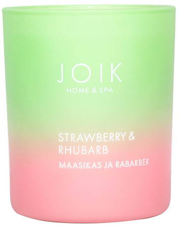 JOIK Home & Spa Tuoksukynttilä STRAWBERRY & RHUBARB