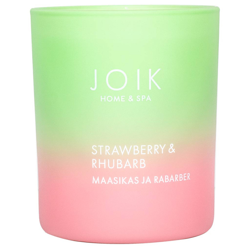 JOIK Home & Spa Tuoksukynttilä STRAWBERRY & RHUBARB
