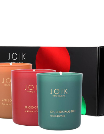 JOIK Home & Spa Scented Candle Christmas Gift Box kynttilä lahjapakkaus