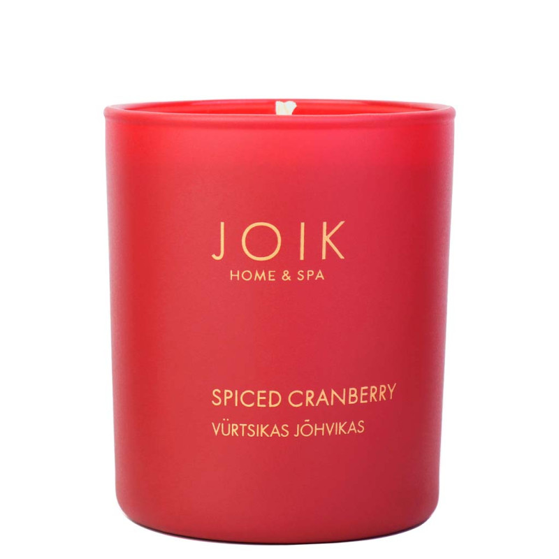 JOIK Home & Spa Tuoksukynttilä Spiced Cranberry 150g