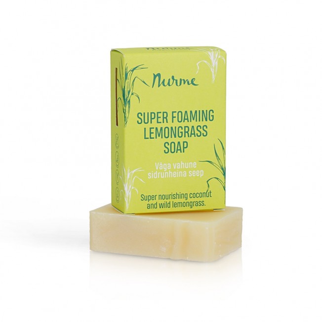 Nurme Super Foaming Lemongrass saippua 100g vaahtoava sitruunaruoho