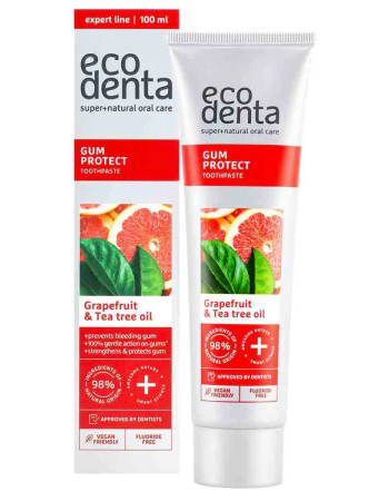 Ecodenta fluoriton hammastahna Gum Protect Toothpaste with Tea Tree Oil