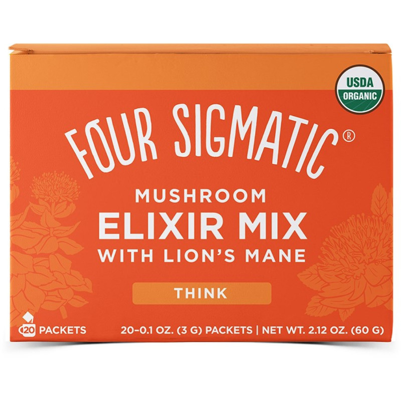 Four sigmatic Mushroom elixir mix, Lion's mane 20 ps siiliorakasjuomajauhe