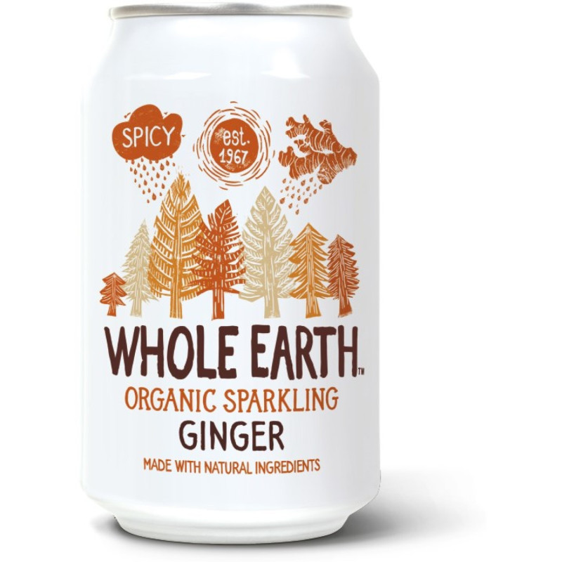 Whole Earth Inkiväärilimonadi luomu 330ml 