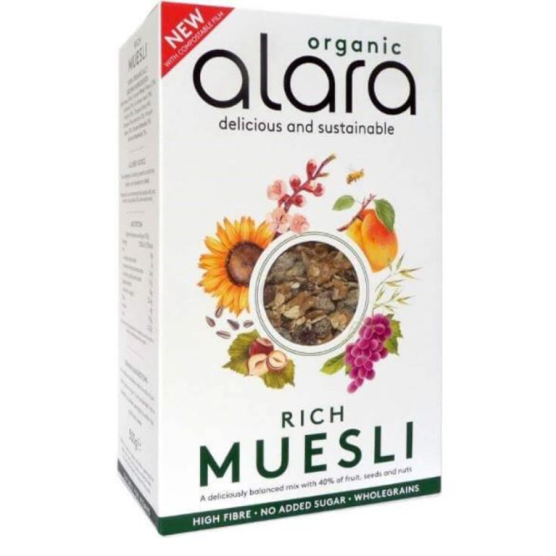Alara Hedelmämysli 500g, luomu