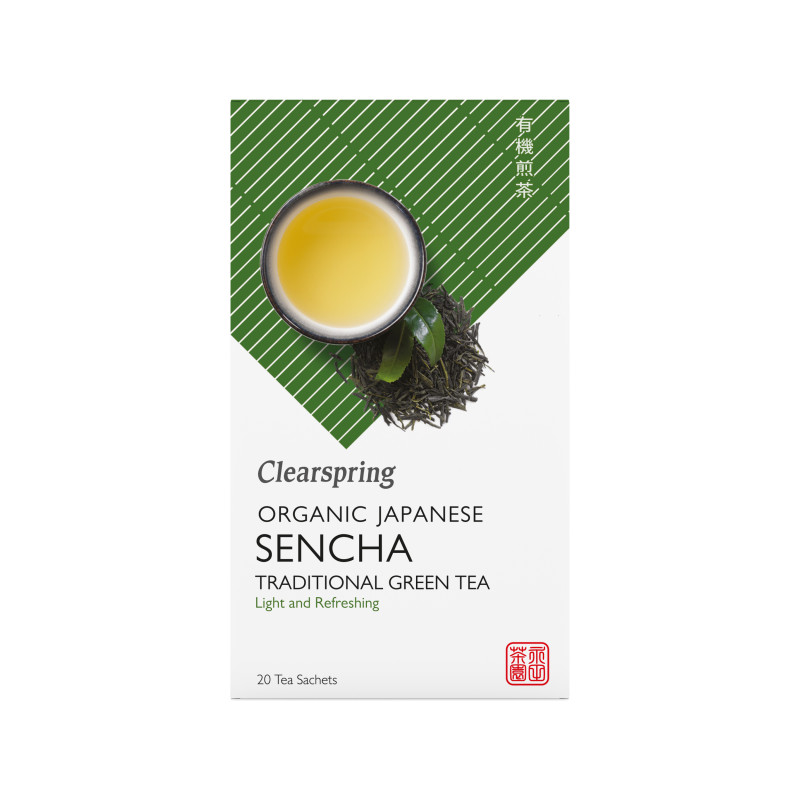 Clearspring Luomu Sencha pussitee 20pss