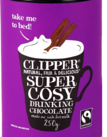 clipper super cosy reilun kaupan kaakaojuomajauhe 250g