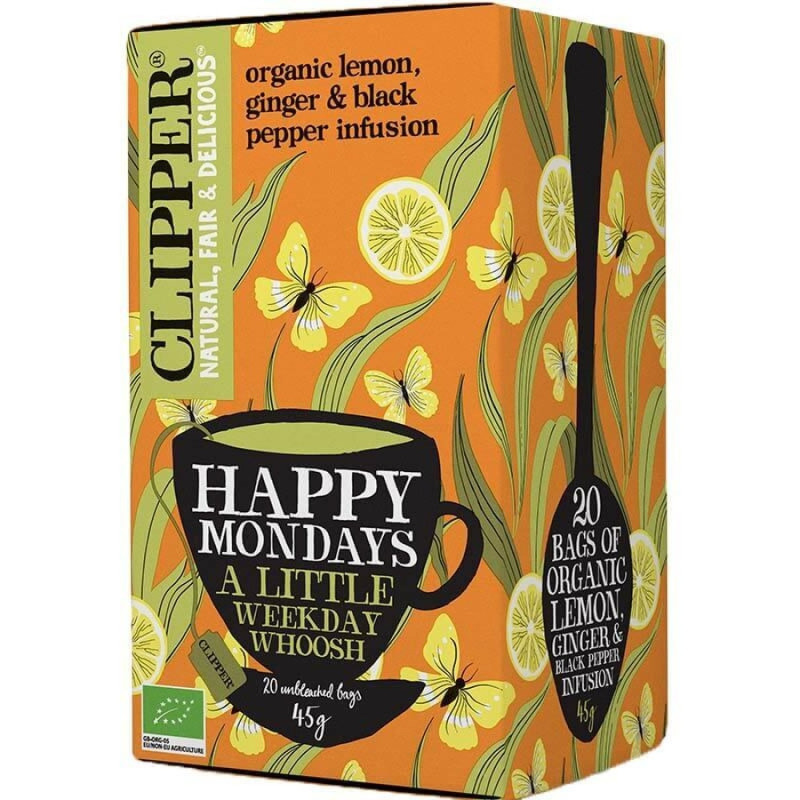 Clipper Happy Mondays yrttitee luomu