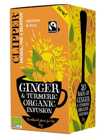 Clipper Inkivääri-kurkumahauduke luomu 20 ps 