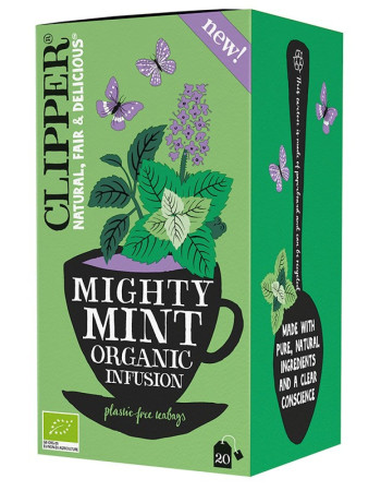 Clipper Mighty Mint hauduke luomu 20pss