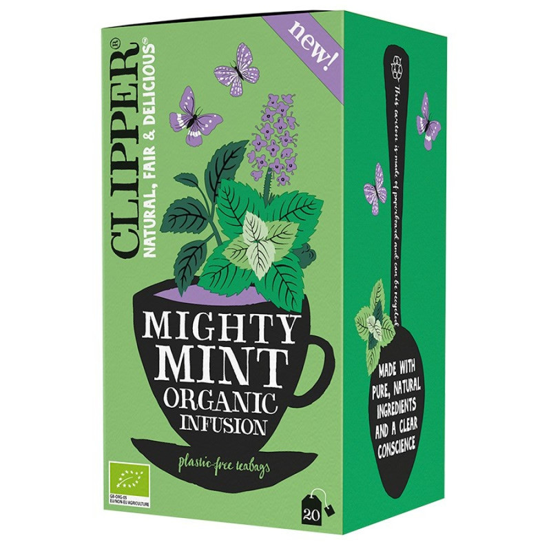 Clipper Mighty Mint hauduke luomu 20pss