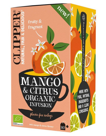 Clipper Mango & Sitrus yrttihauduketee luomu 20pss