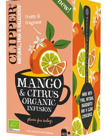 Clipper Mango & Sitrus yrttihauduketee luomu 20pss