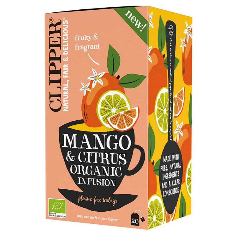 Clipper Mango & Sitrus yrttihauduketee luomu 20pss