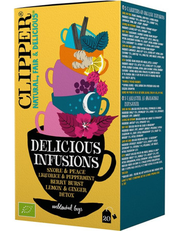 Clipper Delicious Infusions Yrttiteelajitelma 20 pss
