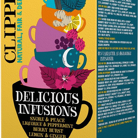 Clipper Delicious Infusions Yrttiteelajitelma 20 pss
