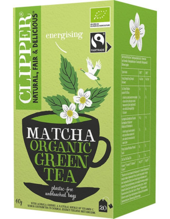Clipper Vihreä tee, matcha 20 ps