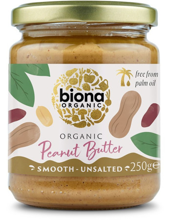Biona maapähkinävoi luomu pehmeä 250g
