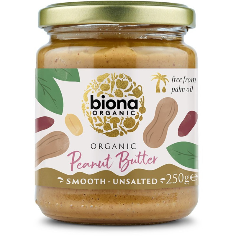 Biona maapähkinävoi luomu pehmeä 250g