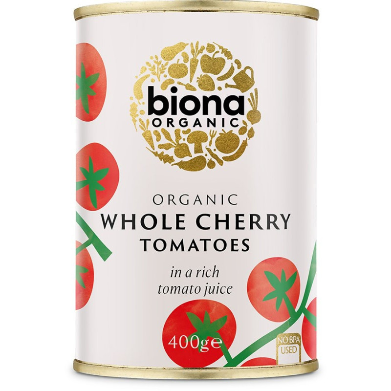 Biona kokonainen Kirsikkatomaatti 400g, luomu
