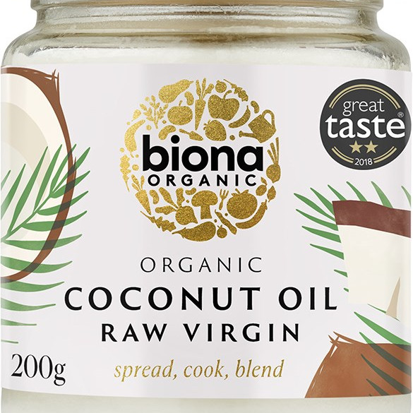 biona kookosöljy 200g luomu