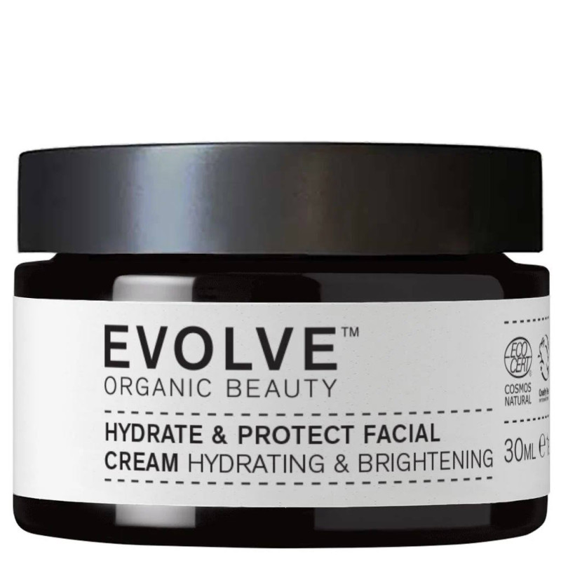 Evolve Organic Beauty Hydrate & Protect kasvovoide 30 ml – matkakoko
