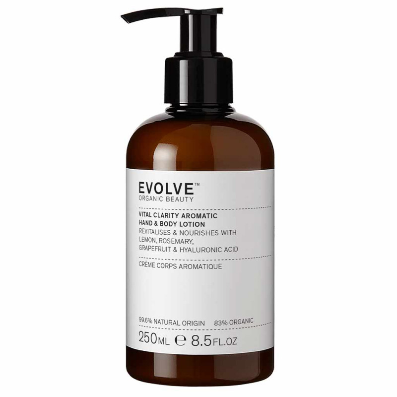 Evolve Organic Beauty Vital Clarity käsi- ja vartalovoide 250 ml
