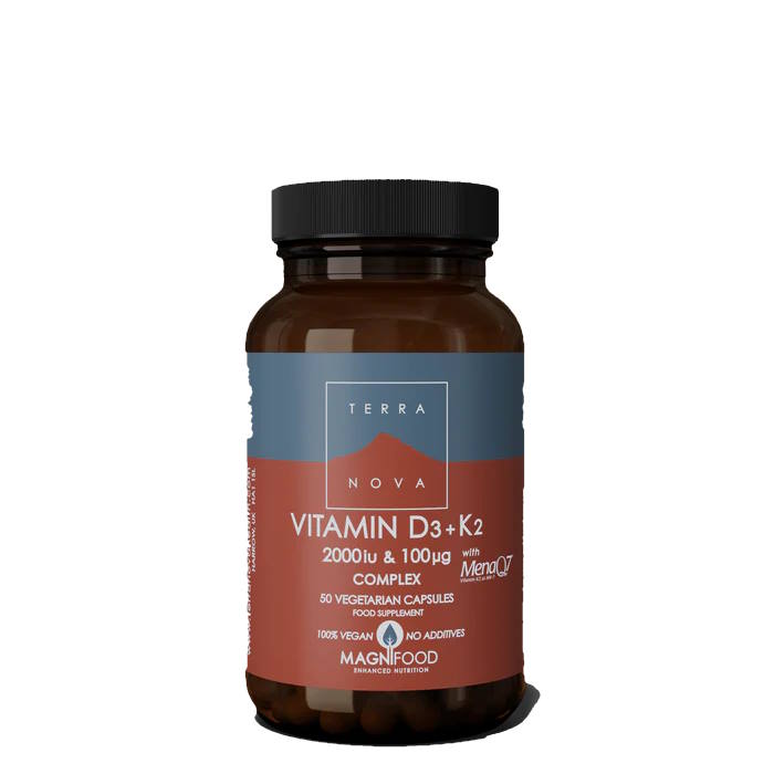 Terra nova Vitamin D3 + K2 (Menaq7) 