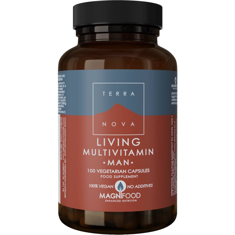 Terranova Monivitamiinil Living Multivitamin Man 100 kpl