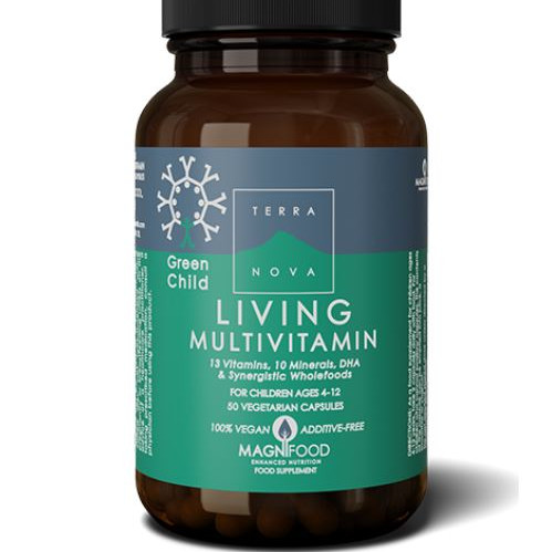 Terranova Green Child Living Multivitamin – lasten monivitamiini 50 kaps