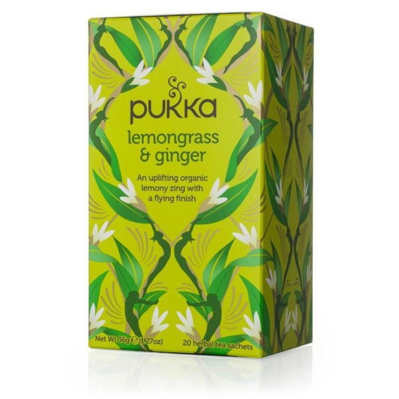 Pukka sitruunaruoho ja inkivääri 