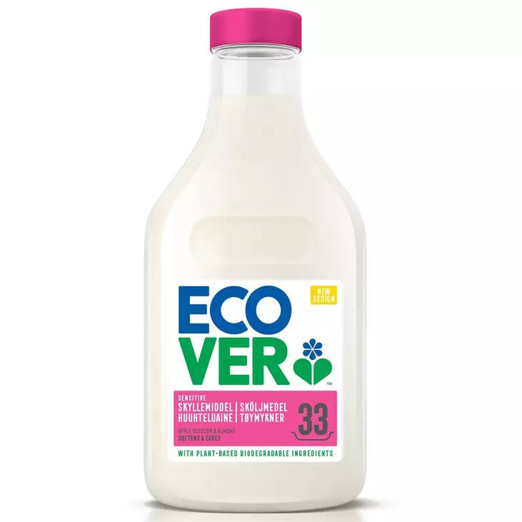 Ecover huuhteluaine 1l Omenankukka&Manteli tiivistetty