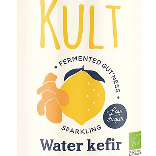 Kult Vesikefiirijuoma, inkivääri & sitruuna 330ml