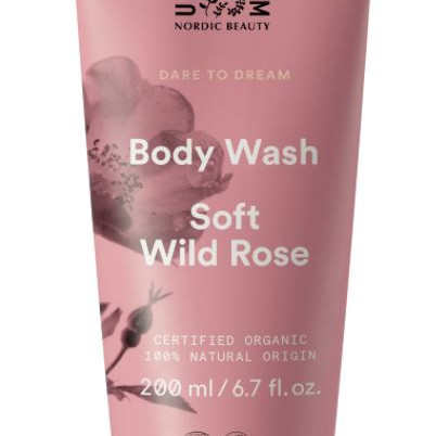 Urtekram Soft Wild Rose (Ruusu) Suihkugeeli 200ml