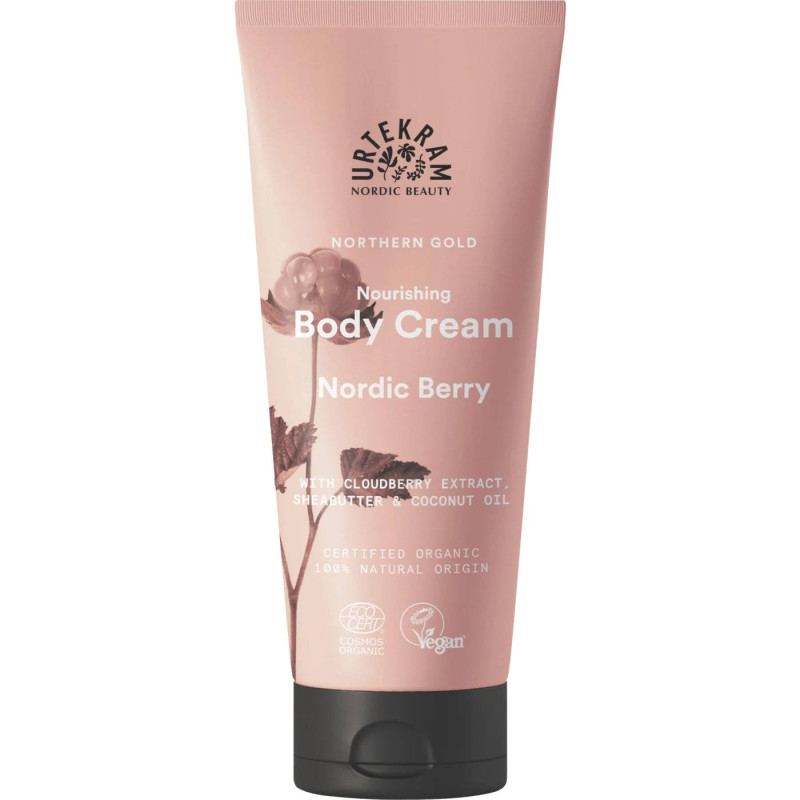 Urtekram Nordic Berry Body Cream – täyteläinen vartalovoide 200 ml