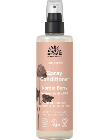 Urtekram Nordic Berry Spray Conditioner – jätettävä hoitoainesuihke 250 ml