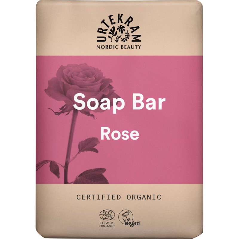 Urtekram Soft Wild Rose palasaippua luomu 100g