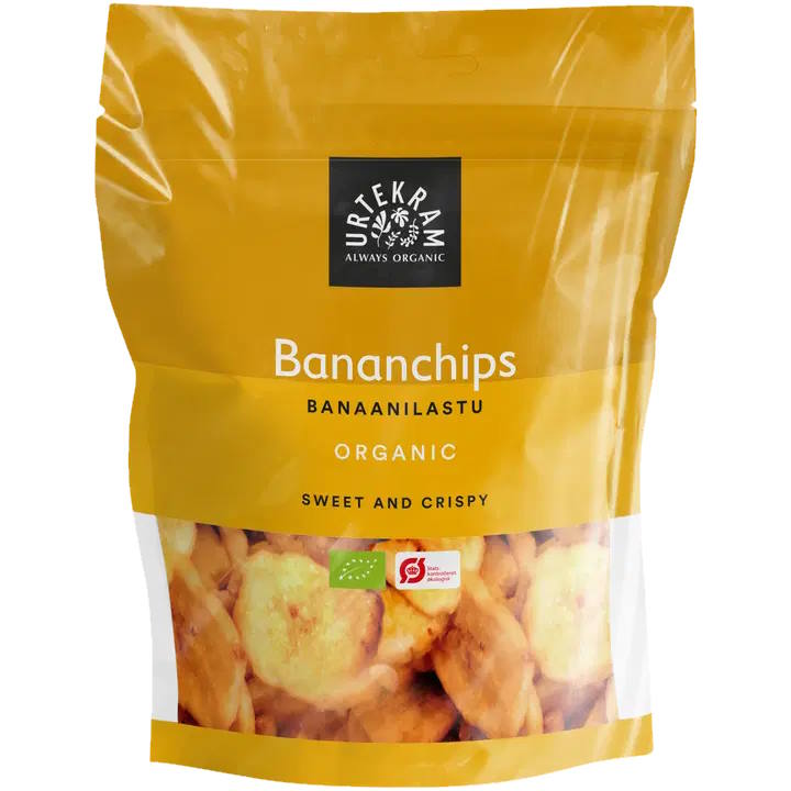 URTEKRAM Luomu Banaanilastu 100g