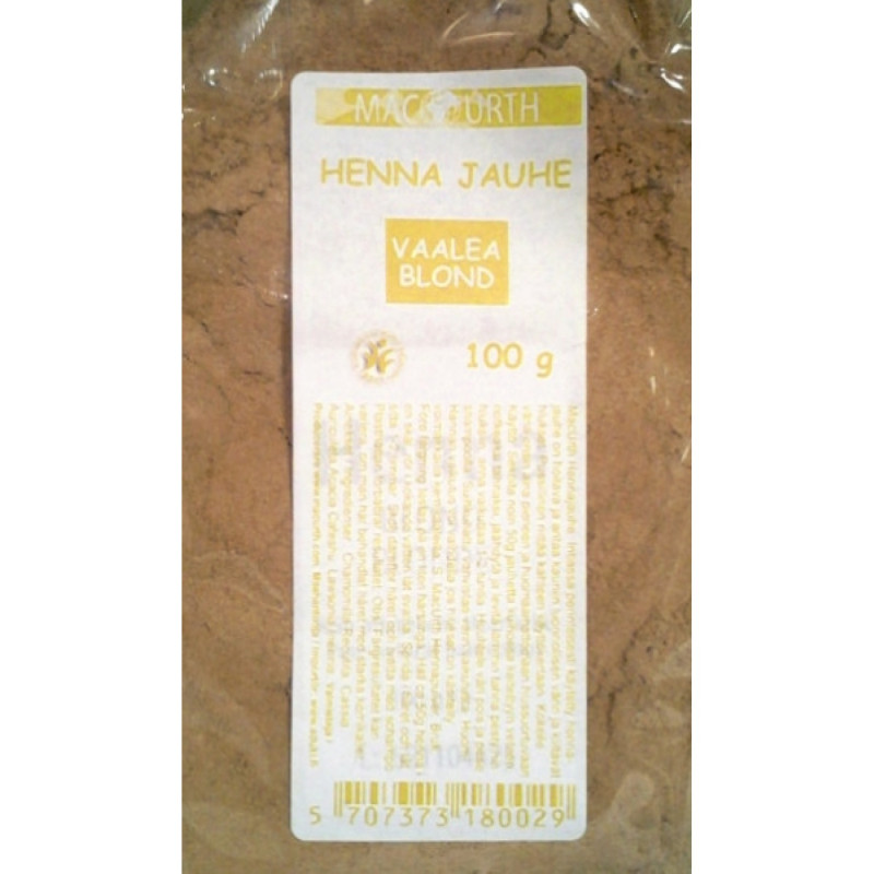 mac urth hennajauhe blondi 100g