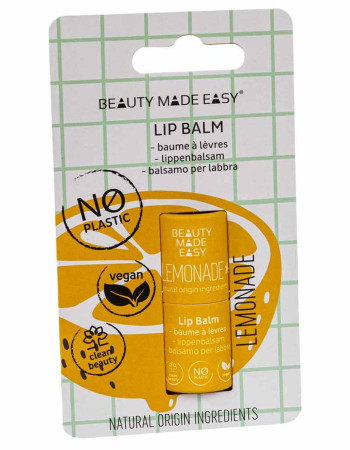 Beauty Made Easy Vegaaninen Huulivoide Lemon 5,5g