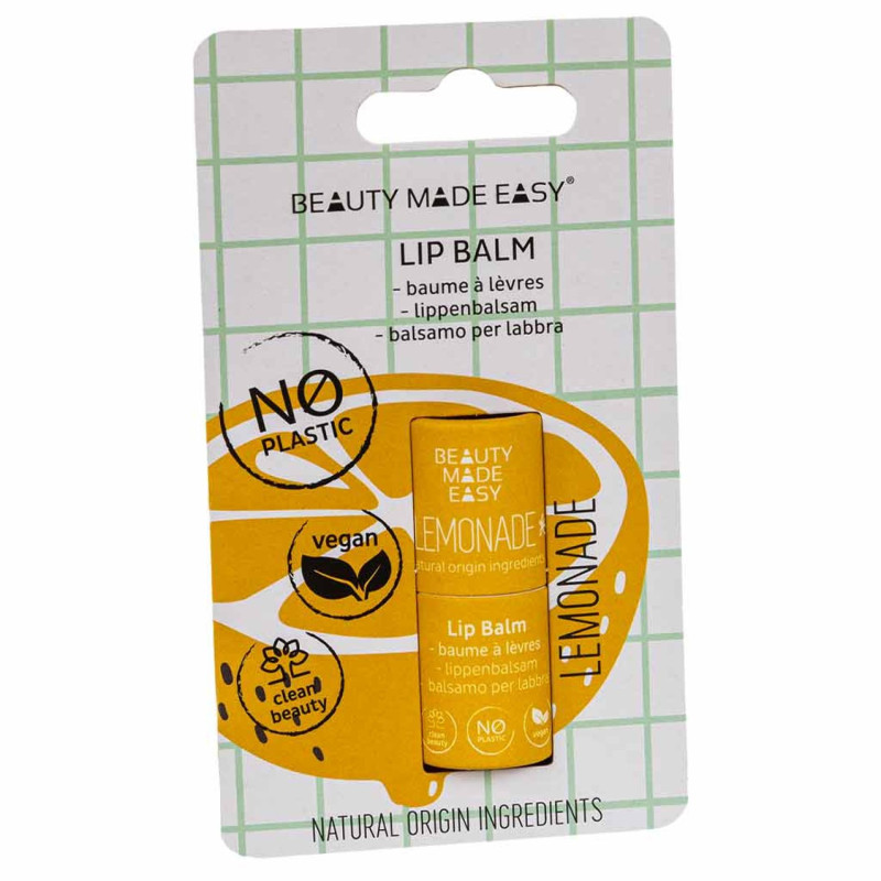 Beauty Made Easy Vegaaninen Huulivoide Lemon 5,5g