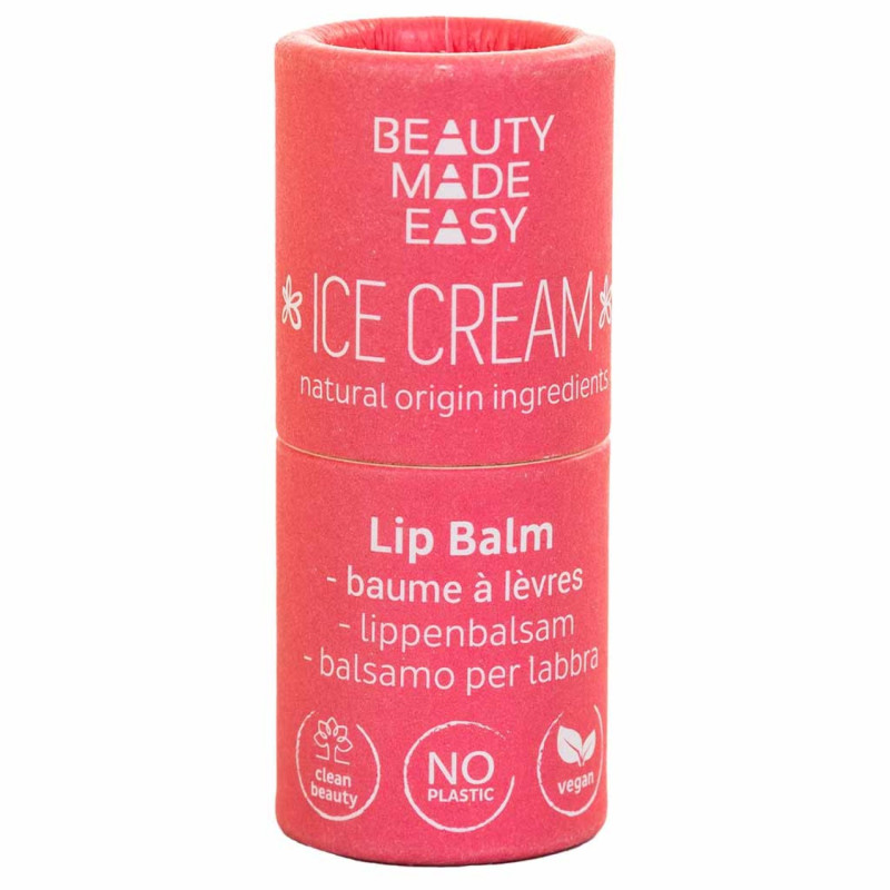 Beauty Made Easy Vegan Paper Tube Lip Balm Ice Cream – Huulivoide