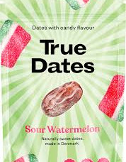 True Dates Sour Watermelon Kirpeä Vesimeloni Karkkitaateli 100g
