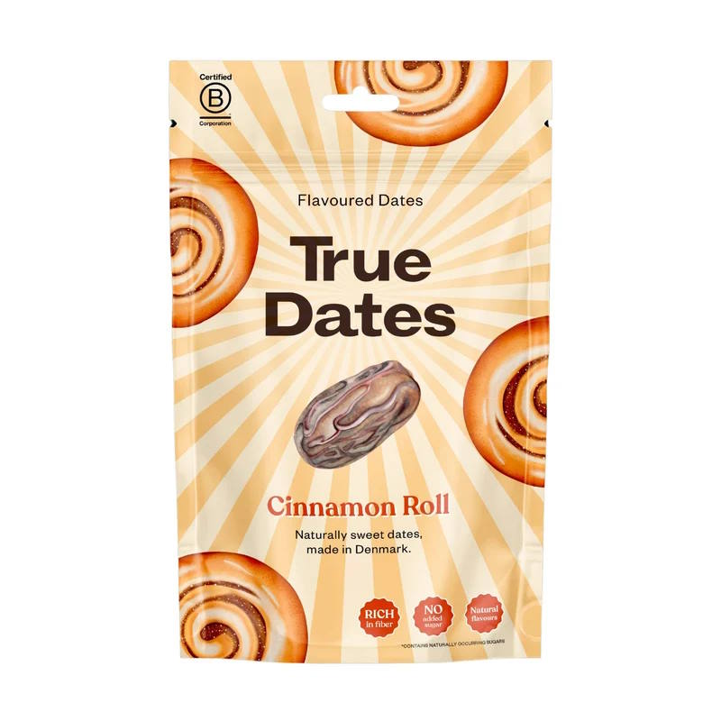 True Dates Korvapuustin makuinen karkkitaateli 100 g