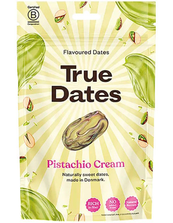 True Dates Pistaasikerman makuisia kivettömiä taateleita 100g