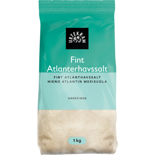 Urtekram Hieno Atlantin Merisuola 1kg