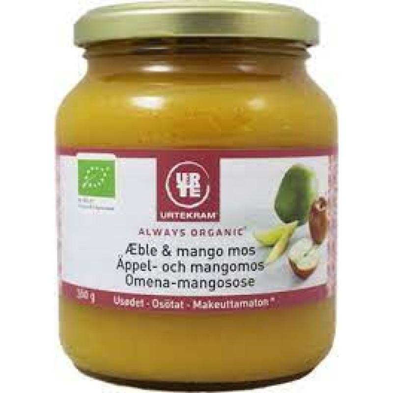 Urtekram Luomu Makeuttamaton Omena-Mangosose 360g