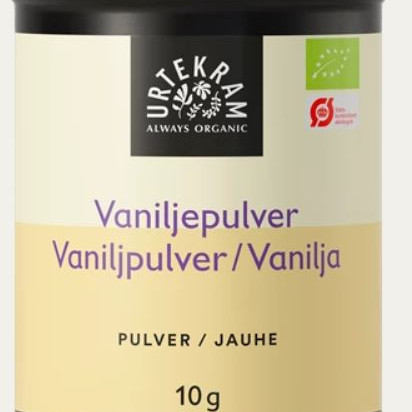 Urtekram vaniljapulveri luomu 10g