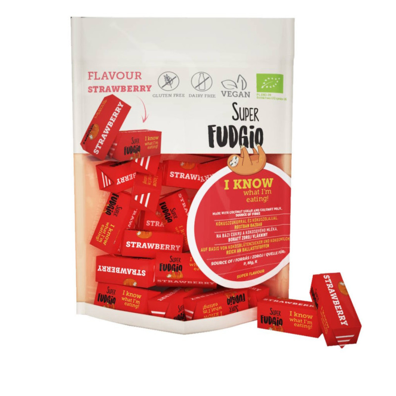 Super Fudgio Mansikkatoffee fudge, 150g