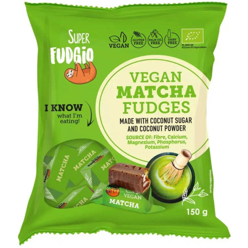 Super Fudgio Matchafudge 150g Luomu